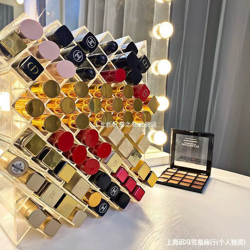Lipstick, acrylic storage box, cosmetic table transparent stand, internet celebrity