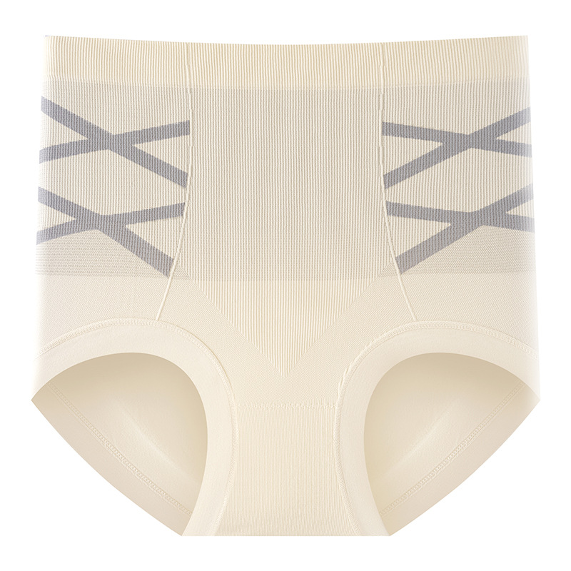 Cintura alta, abdomen, glúteos, 2024, nuevo 7A, algodón antibacteriano de alta potencia, entrepierna transpirable, posparto, ropa interior de mujer sin costuras