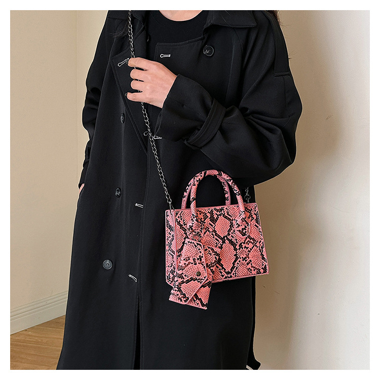 Elegante schlange muster einfache textur handb 2024 neue modische design einzelne schulter crossbody mutter kleine quadratische_voghion.com