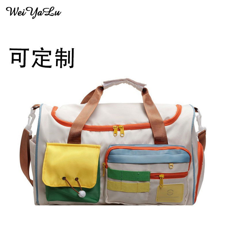Fashion New Portable Travel Bag Creative Personality Leisure Crossbody Fitness Bag Outdoor Short Distance Luggage Bag with Shoe Bin Fashion New Portable Travel Bag Creative Personality Leisure Crossbody Fitness Bag Outdoor Short Distance Luggage Bag with Shoe Bin