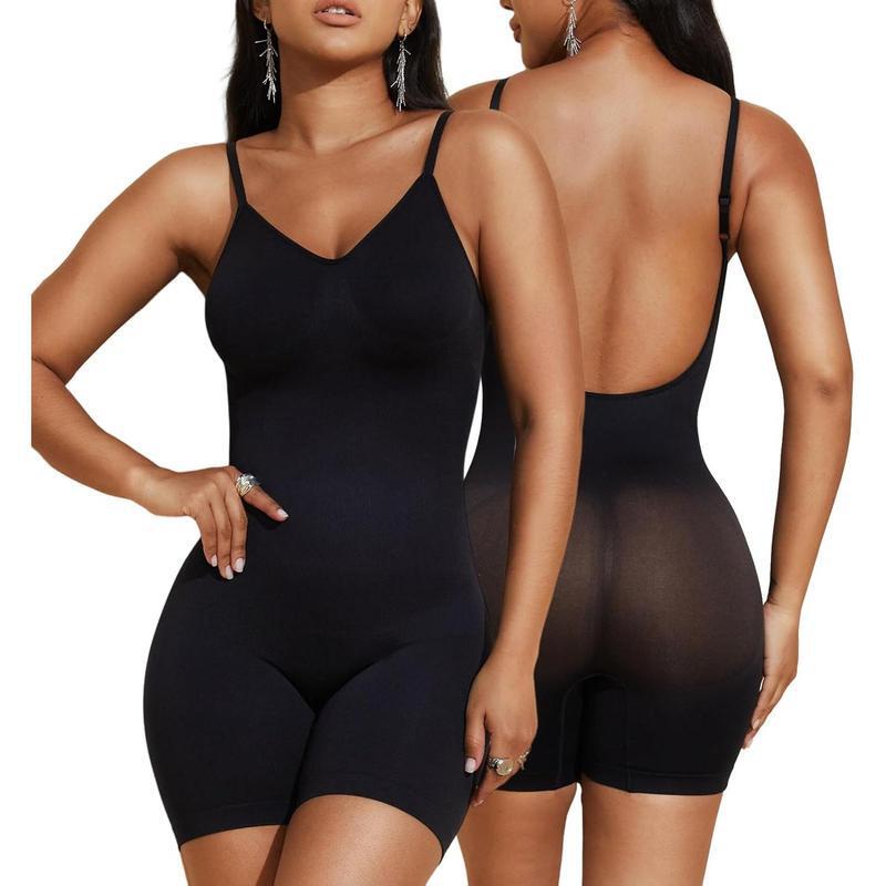 N9401 Dropshipping Aliexpress Amazon Cross-Border New Shapewear Top Women's Backless Bodysuit Control
