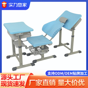 Primary and Secondary School Students' Lunch Break Desks and Chairs, Reclining Children's Study Tables, School Tutoring and Training Class Writing Desks and Chairs