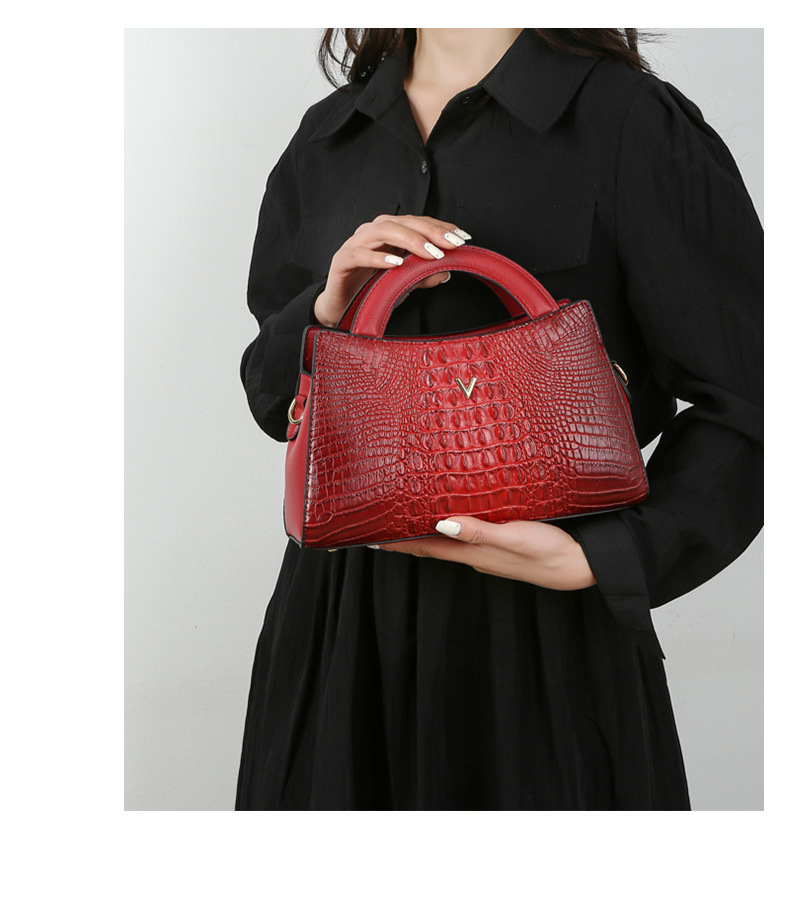 Solid Color Pattern All Seasons Season Women's Gender Women's Pu Leather Solid Color Elegant Square Zipper Bag Sets