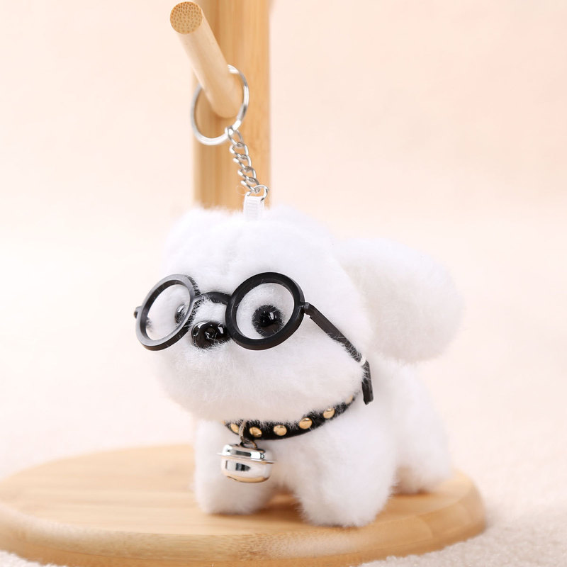 かわいい子犬ペンダントウエストハイランド犬ぬいぐるみおもちゃ人形バックパックキーホルダーペンダントガールフレンドギフト|undefined