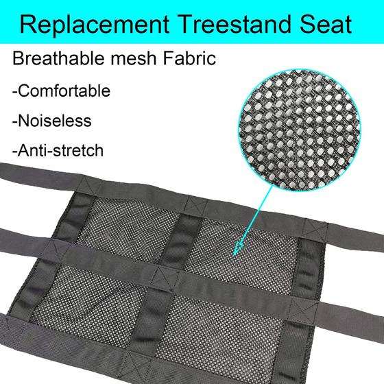 In stock outdoor tree stand seat cushion replacement parts adjustable and removable tree fixed seat accessories