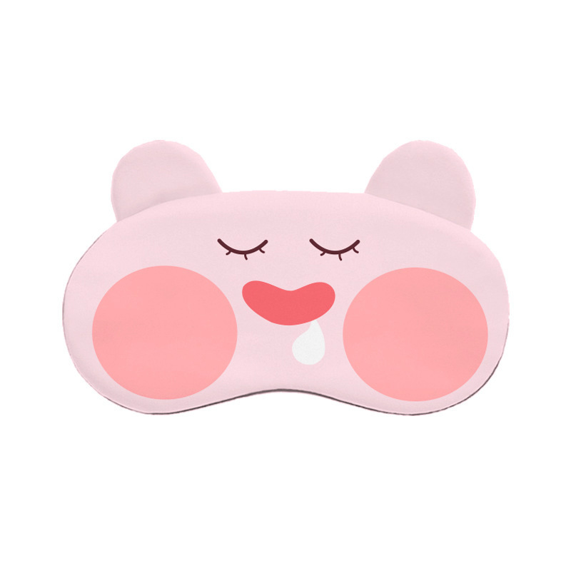 漫画風のかわいい子供用睡眠アイマスク、遮光、温冷湿布、アイスパック、卸売、ロゴ印刷可能、目元用|undefined