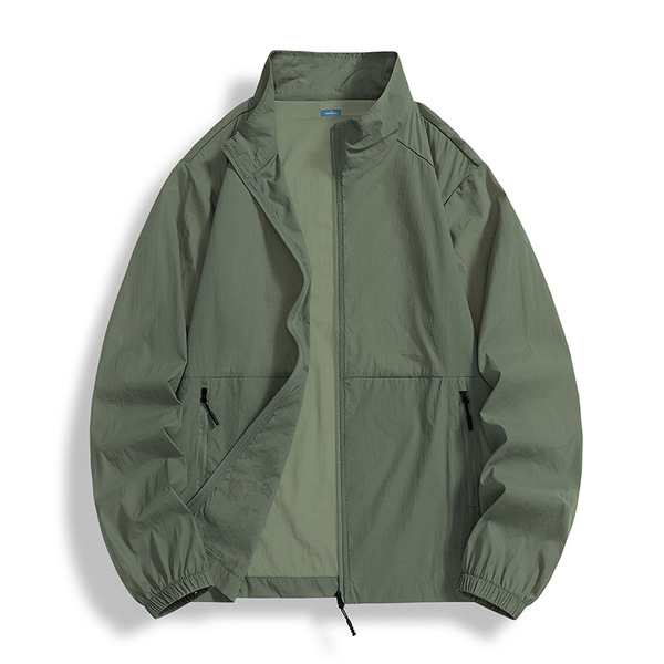 Men's silk quick dry summer sun protection clothing
