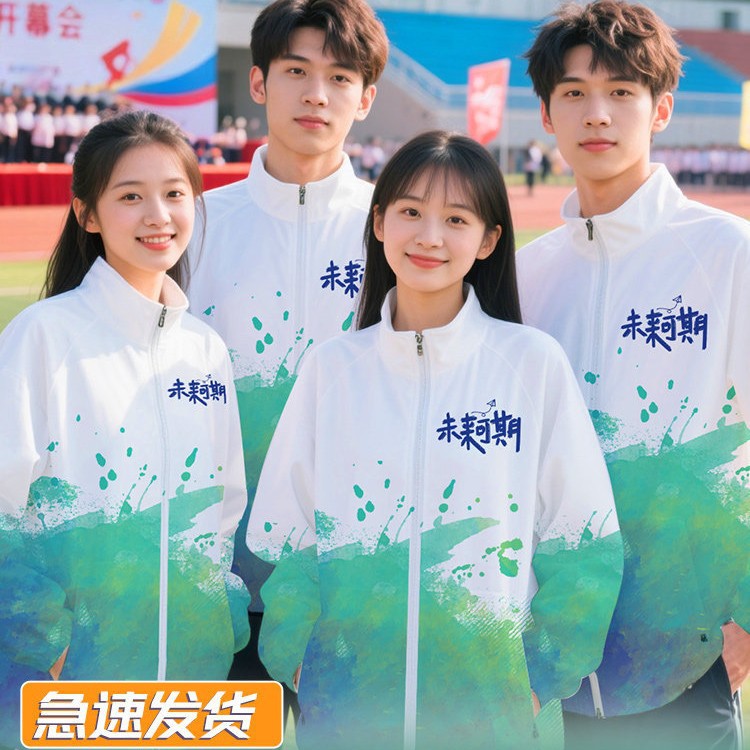 Customized Class Uniform Sweatshirts with Logo Printing, Student Windbreakers, Zip-Up Clothing, Sports Event Cardigans, Workwear for Autumn and Winter