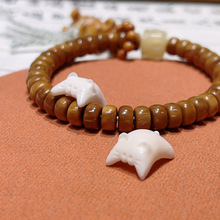 文玩驼骨刻趴趴猫文玩配饰手串搭配配饰DIY隔珠配珠225