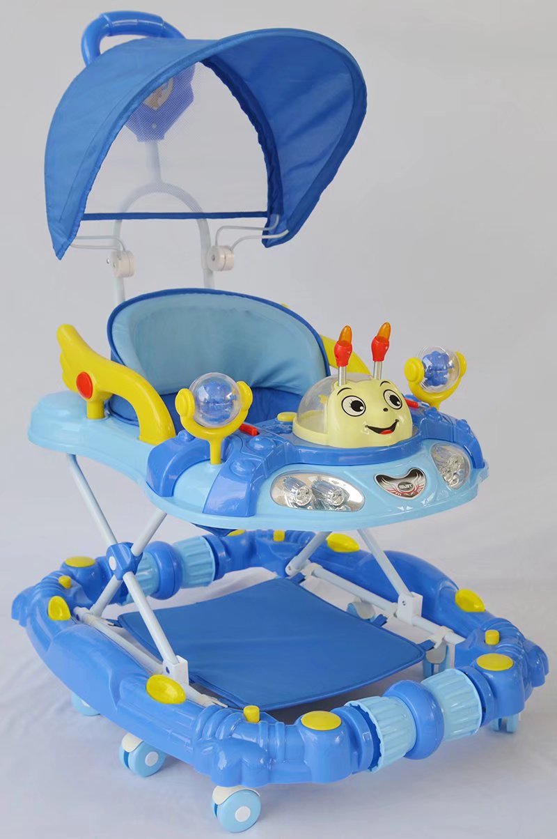 Helian K721 bebé andador anti-o-pierna anti-Flip multifuncional niños y niñas bebé arranque coche mano empuje aprendizaje