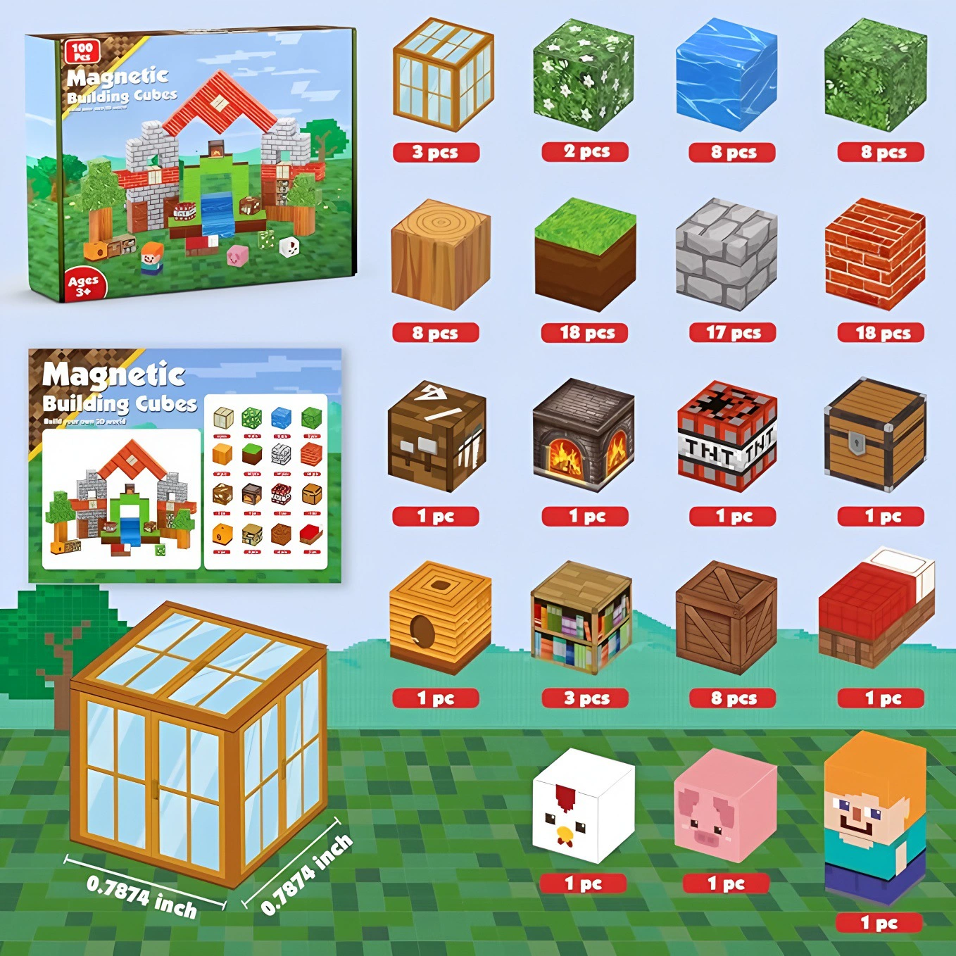 Магнитный конструктор, игрушка, оптовая продажа