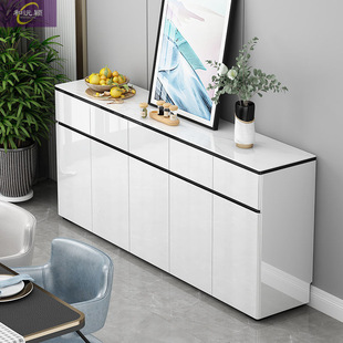 2025 New Style Sideboard Light Luxury Modern Simple Living Room Home Advanced Integrated Side Storage Cabinet Wall Tea Cabinet