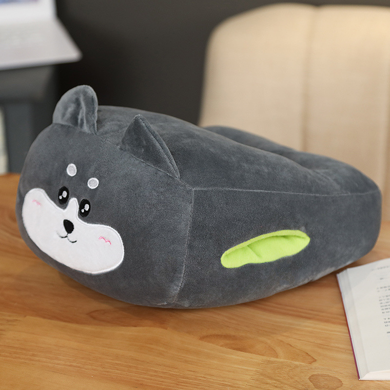 Almohada para Siesta de Oficina y Estudiantes de Felpa con Calentador de Manos