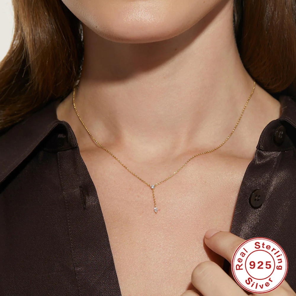 1 Piece Quantity 1 Piece 925 Sterling Silver Geometric Pendant Necklace