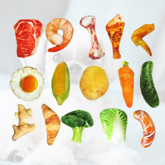 Amazon Plush Pet Toy Simulated Vegetable Chicken Leg Dog Puppy Canvas Educational Sound Pet Supplies