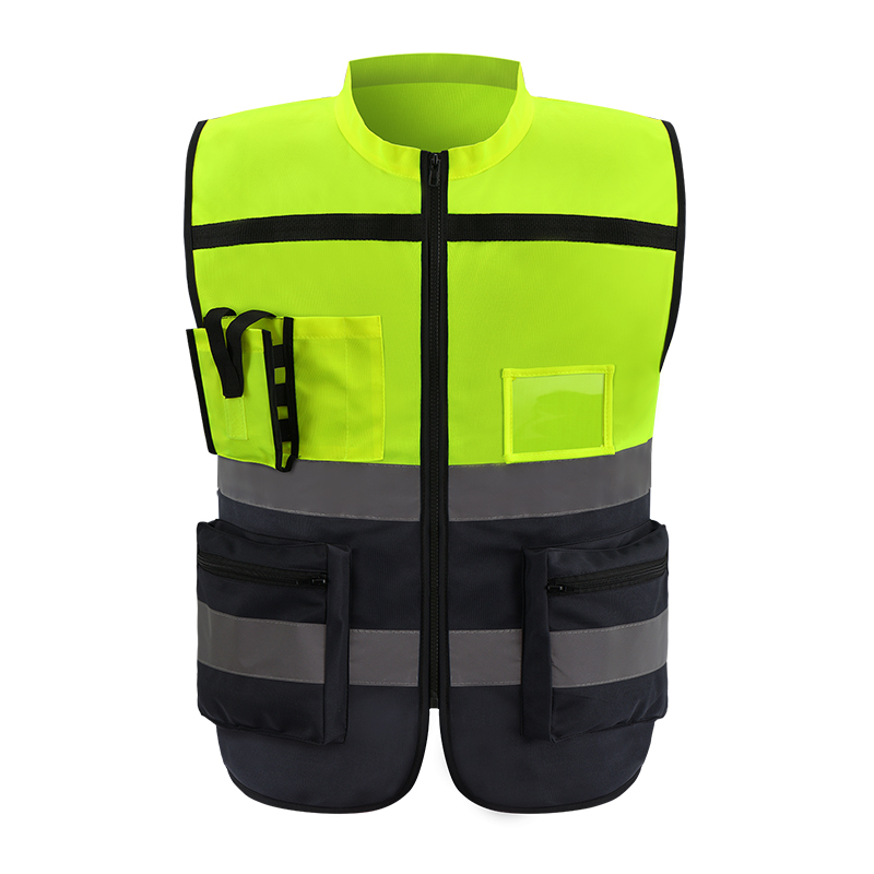 Líder chaleco reflectante de montaje ropa de seguridad construcción chaleco reflector chaqueta de motocicleta chaqueta de montaje tráfico de carreteras