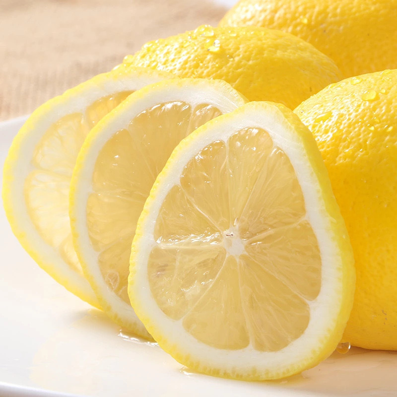 Yellow Lemon Anyue Home Orchard Now pick Now send Thin fresh fruit Tea shop Juicing lemon