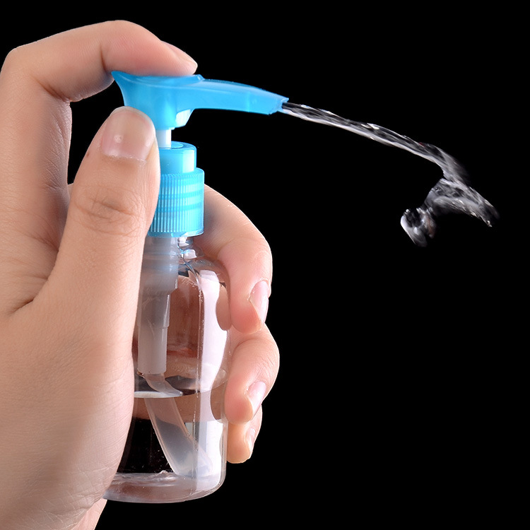 Viaje botella de pulverización portátil botella de pulverización de boca de pato botella de pulverización cosmética loción desinfectante para manos botella de pulverización botella vacía