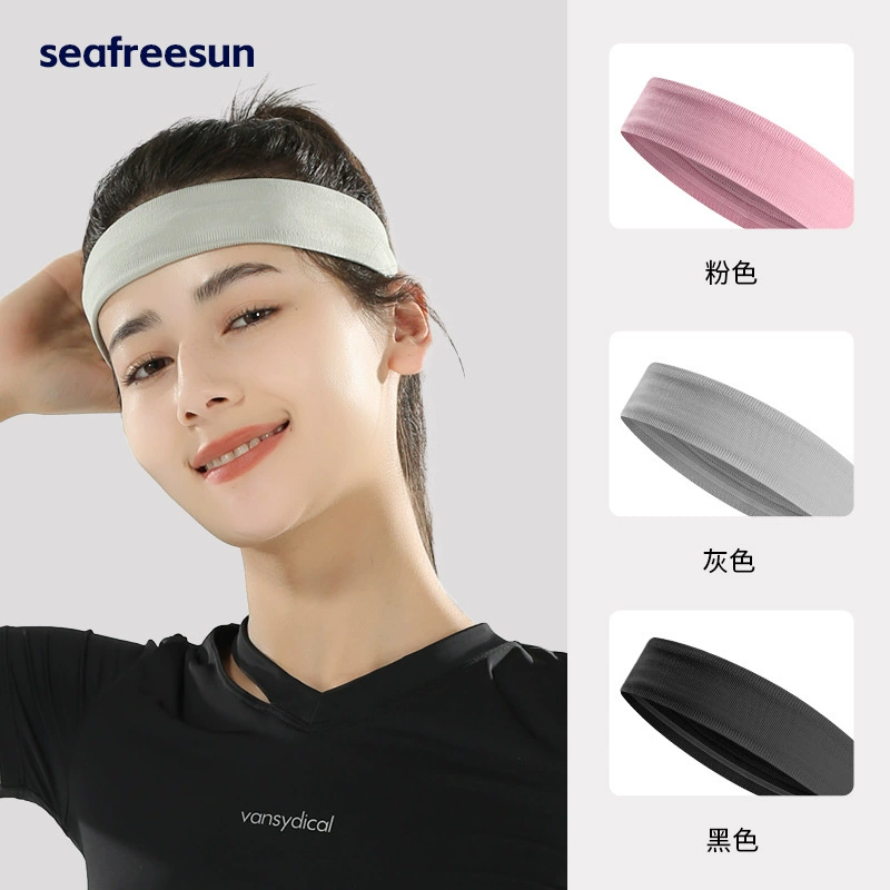 Повязка на голову Мужская и женская спортивная повязка на голову силиконовая противоскользящая впитывающая пот Бег Баскетбол Фитнес Йога повязка на голову для пота