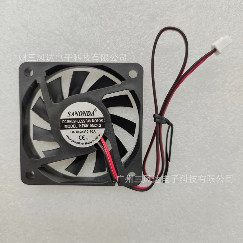 厂家批发KF6010M24S 6010 24V 0.10A低噪音平板电脑电源散热风扇
