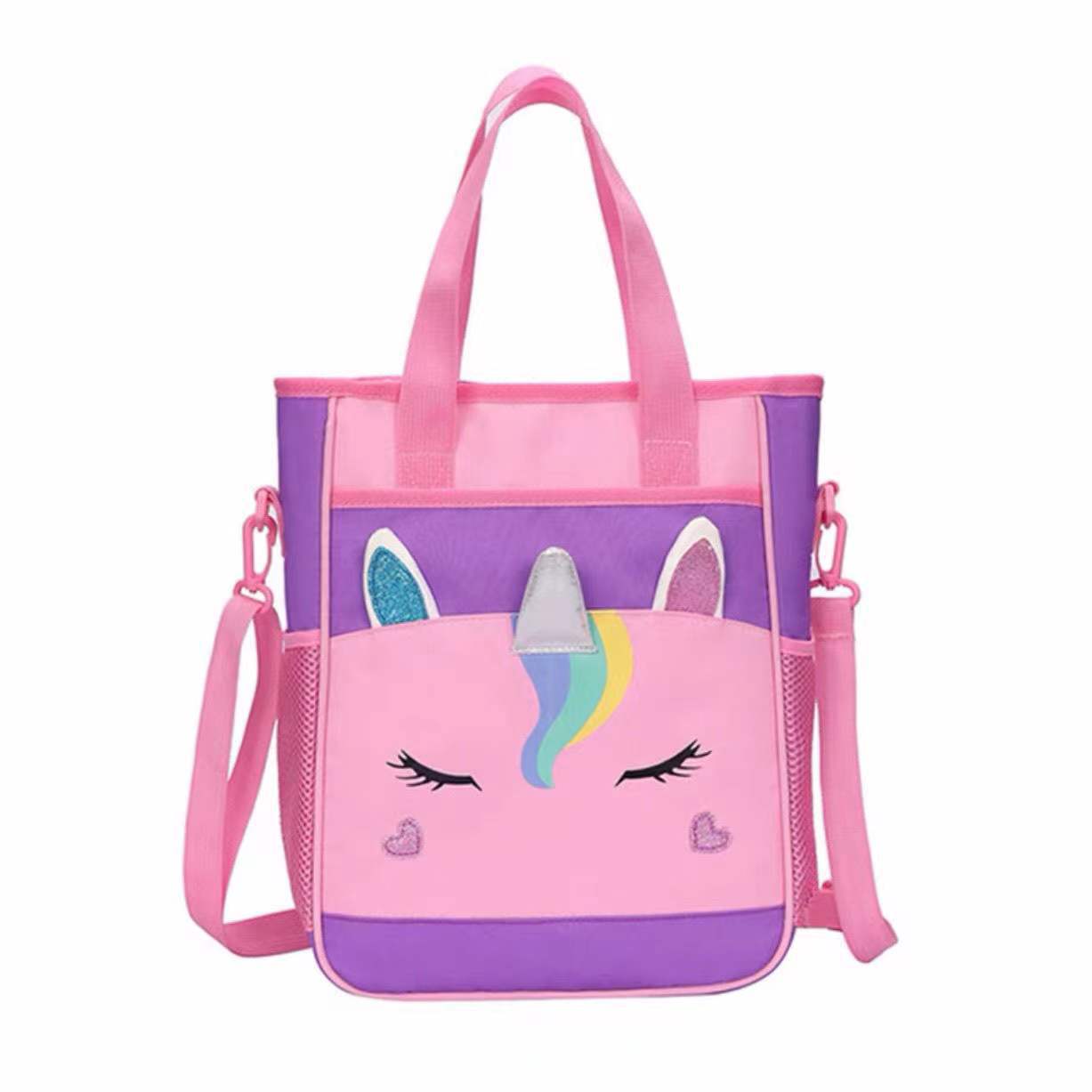 Unicorn Backpack One, Two And Three Grade Boys And Girls Backpack Large-capacity Breathable Ridge Protector Lightweight Schoolbag