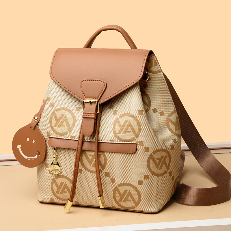 Mochila para mujer, mochila para presbicia retro de nicho de alta gama para mujer, moda transfronteriza, bolso escolar informal coreano de gran capacidad para mujer