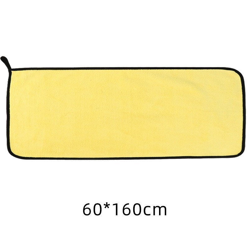 Toalla amarilla de doble cara -60 * 160