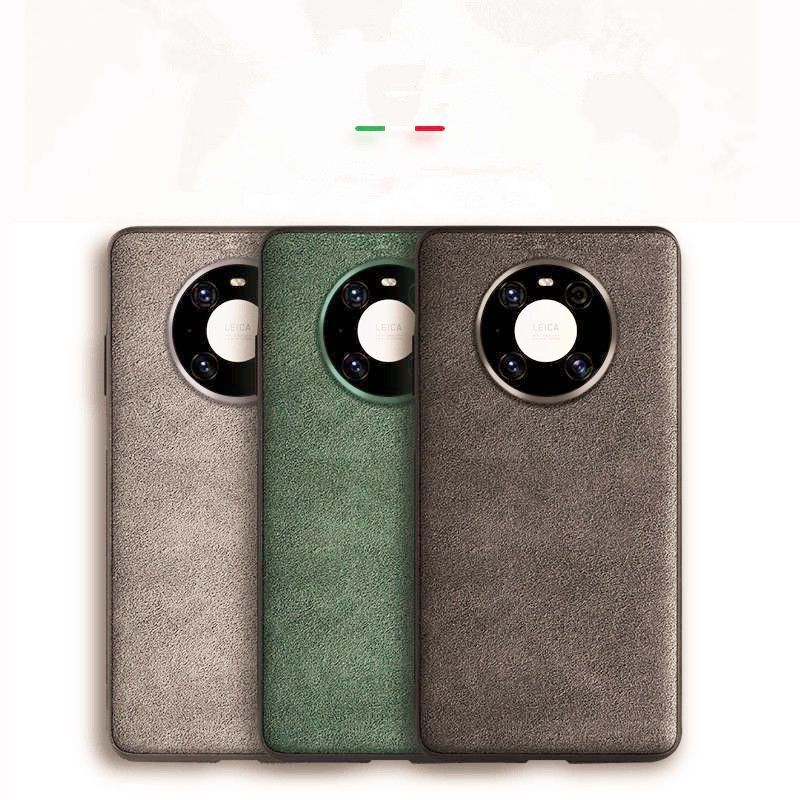 For Huawei Mate50 40E 30 20x 10 9 Phone Case Pro Suede RS Porsche 5G Leather Men