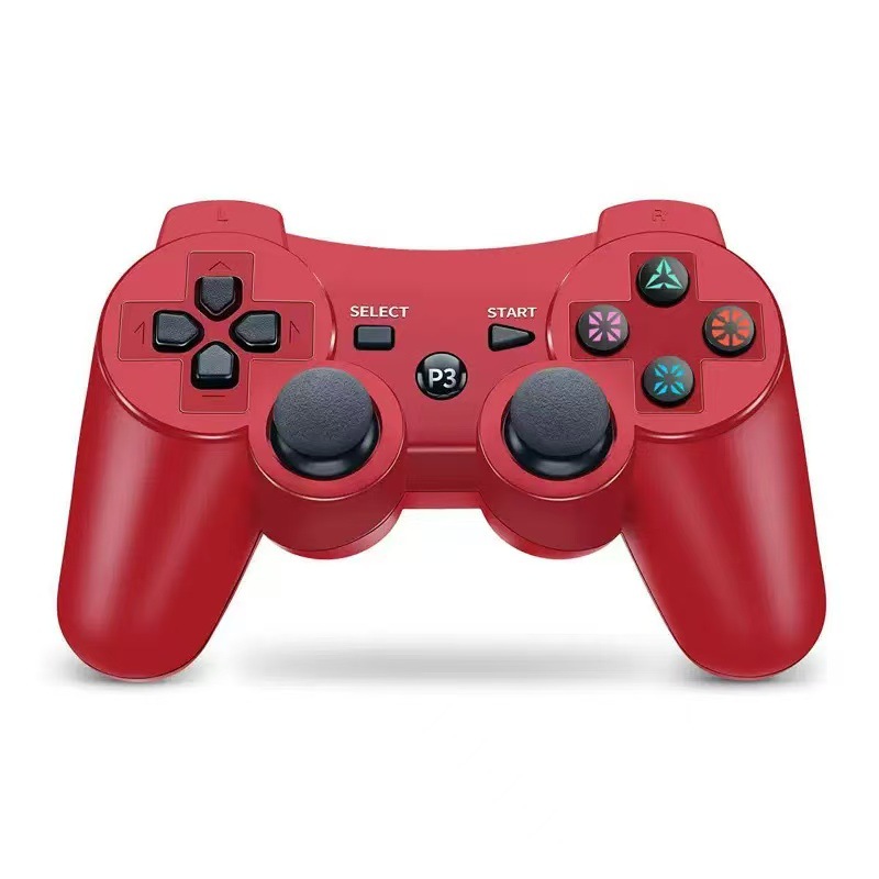 Controlador de vibración inalámbrico Bluetooth de doble motor para PS3, modelo privado de copo de nieve, sin infracciones, de fábrica para consolas de juegos transfronterizas