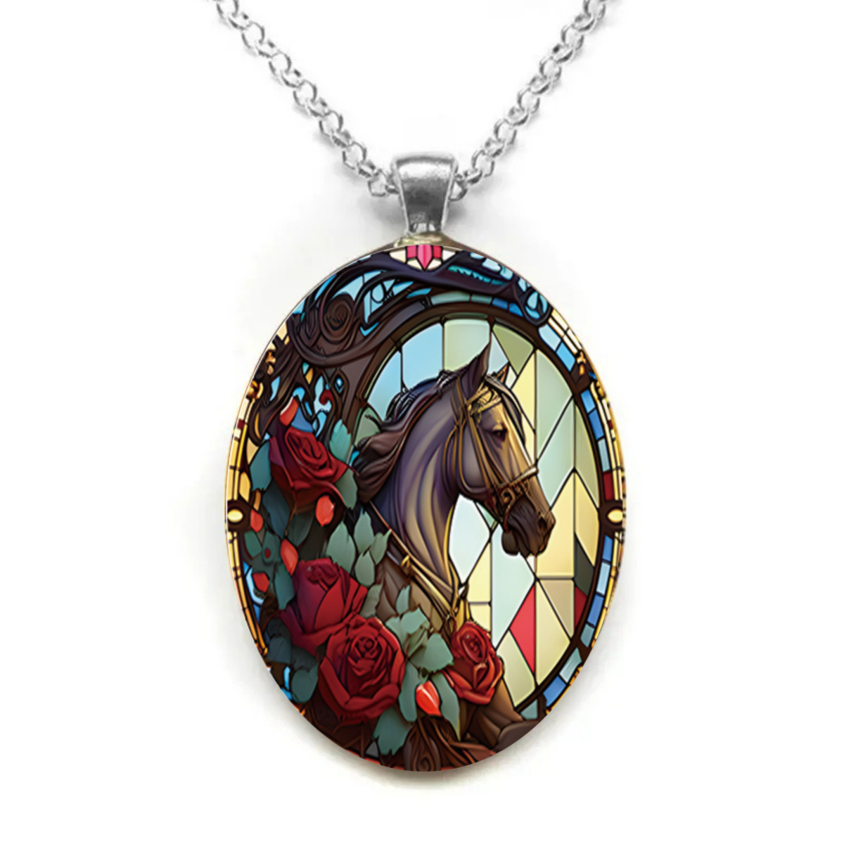 Glass pendant