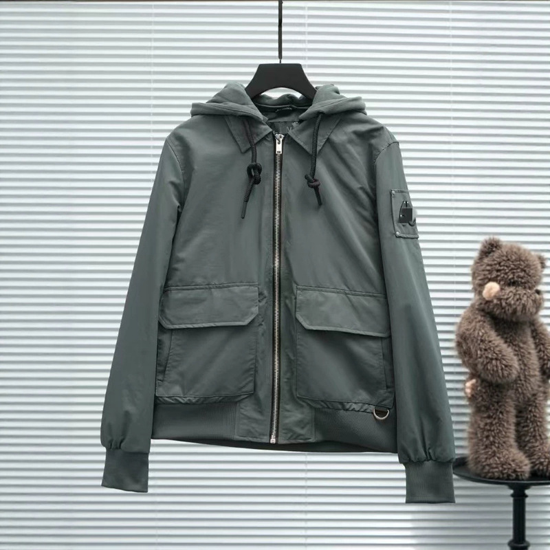 Cross-border foreign trade matte black label small scissors Knuckles aviator jacket men's scissors down jacket coat Cross-border foreign trade matte black label small scissors Knuckles aviator jacket men's scissors down jacket coat