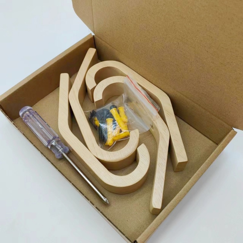 Suministro directo de fábrica creativo gancho de madera maciza pasillo de la pared del hogar de madera gancho de abrigo gancho de montaje gancho de sala
