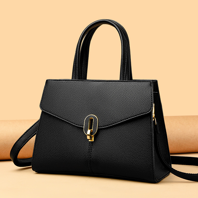 Bolso DE LA MADRE 2023 nuevo bolso de la madre portátil de alto grado de las mujeres de mediana edad elegantes simples de la capacidad grande