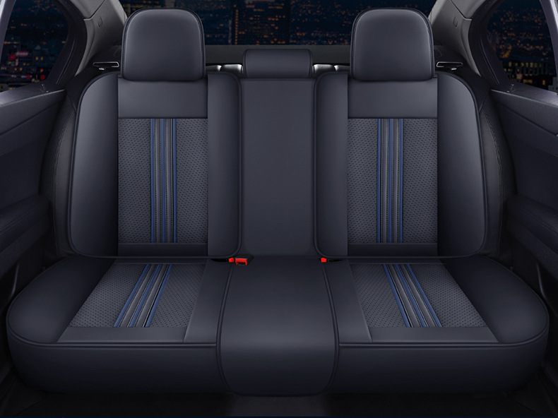 25 Years New Model Three-Piece Lumbar Support Full Leather Car Seat Cushion, Suitable for All Seasons, Comfortable and Breathable, Factory Exclusive for Cross-Border Supply