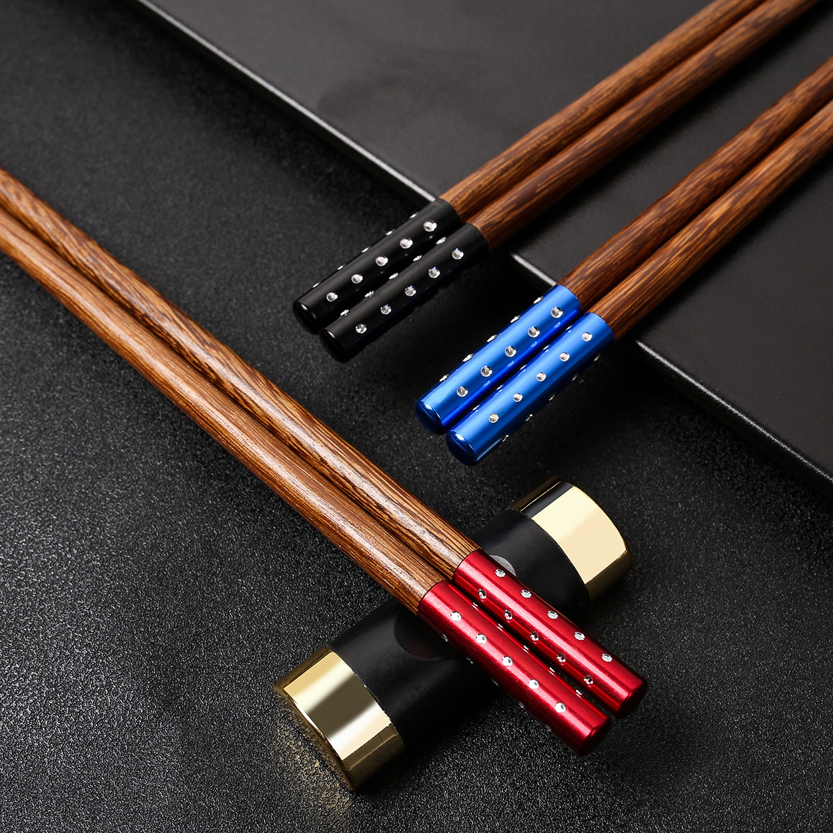 Palillos de madera de ala de pollo hogar vajilla de madera maciza comida estrellado palillos de madera moda nacional grupo de comunidad compra suministro al por mayor