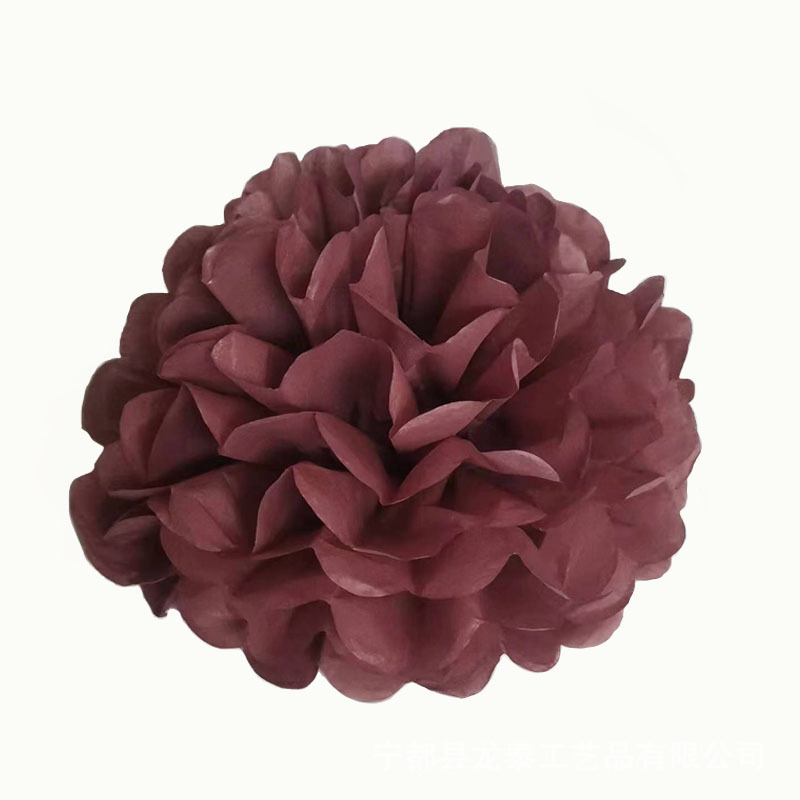 Boda de boda 4 pulgadas 10cm peonía bola de papel de flores decoración de fiesta de cumpleaños bola de flores 4 pulgadas Europa y América props de decoración image 43