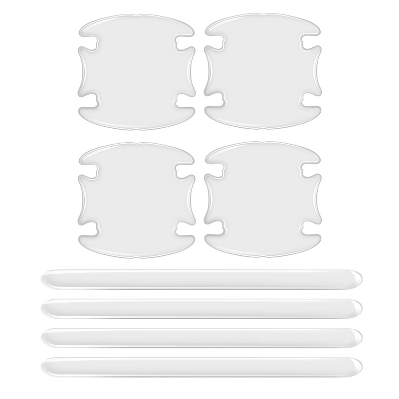 Car Door Anti-collision Strip Door Edge Anti-scratch Handle Sticker Car Door Bowl Anti-scratch Protective Sticker Invisible Transparent Handle