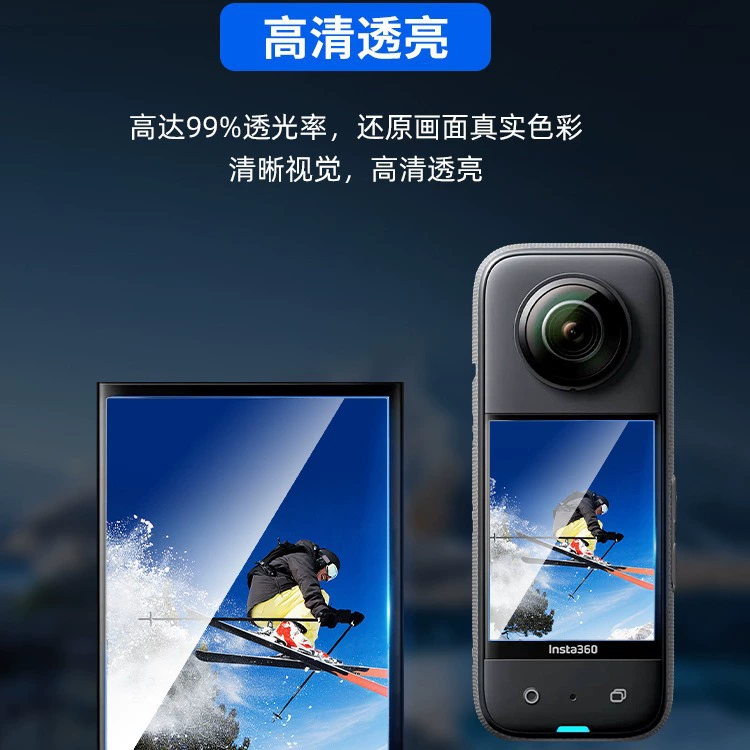 Применимая защитная пленка Insta360 One X3 панорамная спортивная камера пленка HD противоударная стальная пленка