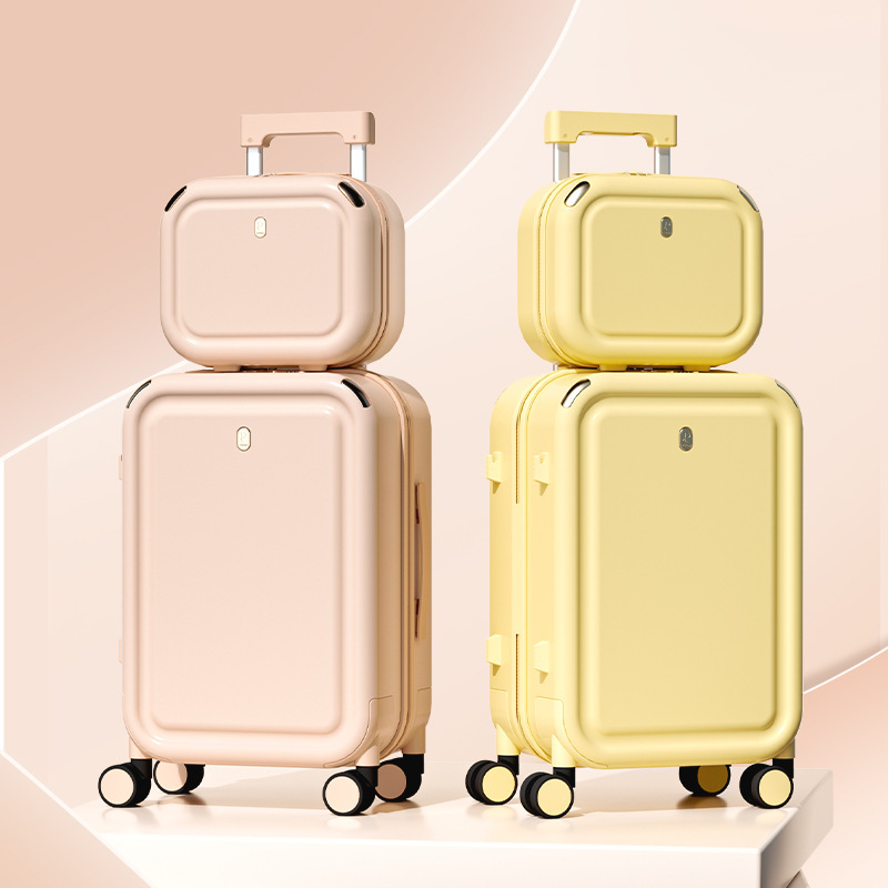 Multi-functional child-mother pull rod suitcase female 20-inch boarding box 2024 new large-capacity student password suitcase Multi-functional child-mother pull rod suitcase female 20-inch boarding box 2024 new large-capacity student password suitcase