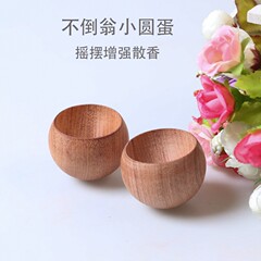 クリエイティブなローズウッドタンブラー、小さな丸い卵、火を使わないアロマセラピーエッセンシャルオイルディフューザー、オフィスの屋内装飾として使用できます。