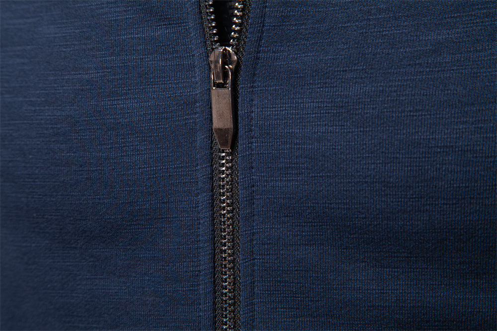 Giacca in jeans da uomo collo baseball business casual autunno inverno_voghion.com