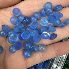 批发各种天然石红玛瑙8mm圆形戒面平底镶嵌手工diy半成品配件贴片