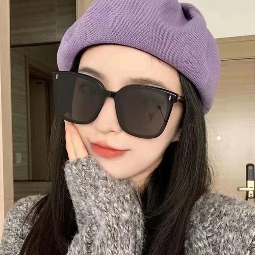Hot selling new gm sunglasses, the same Korean style gm sunglasses, men's and women's internet celebrity fashion large frame polarized glasses