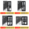 Chinese tableware stainless steel, set, spoon, chopsticks, fork, Chinese style, 3 piece set, Birthday gift