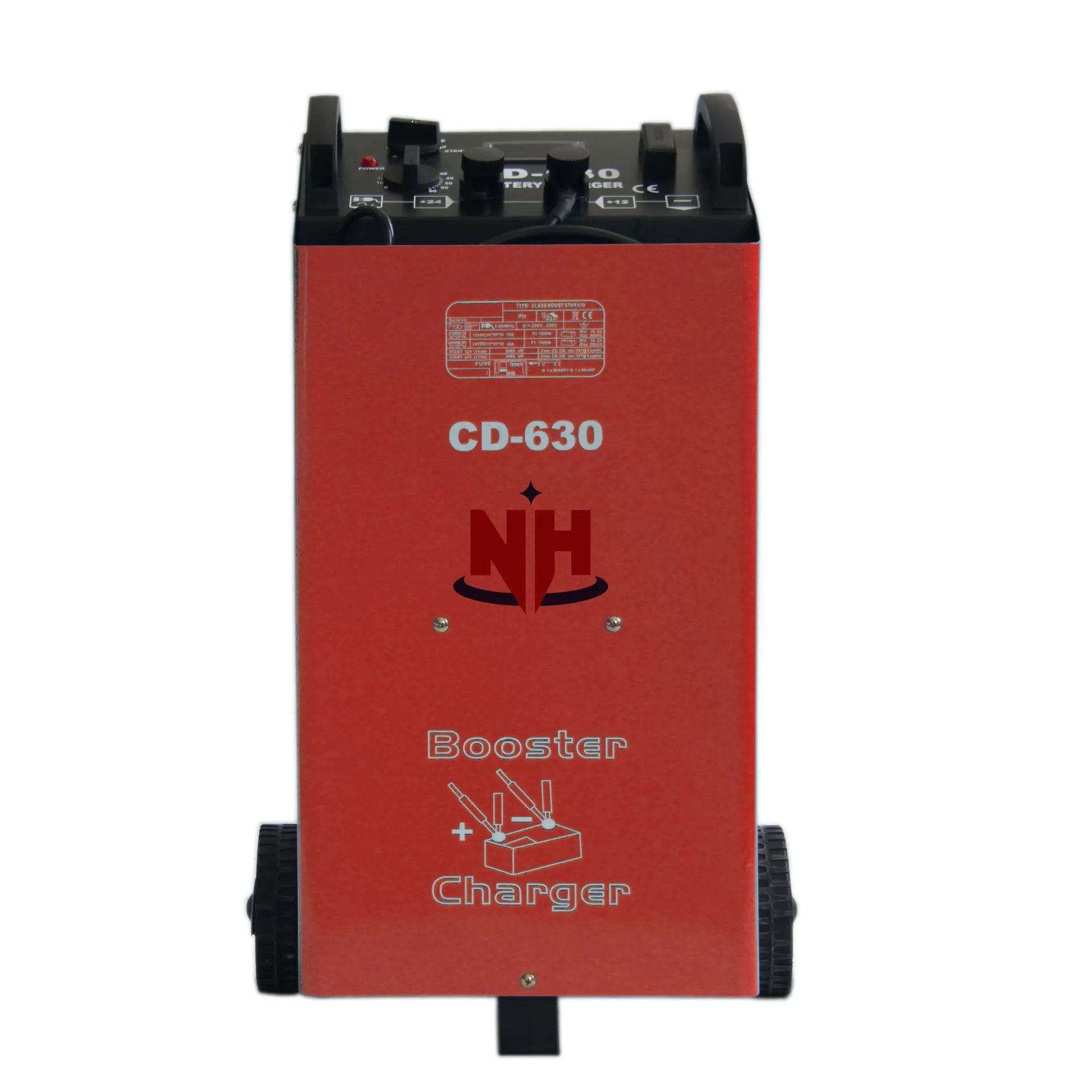 NHCD-630铁壳型汽车电瓶充电器230v应急启动电源智能修复通用型