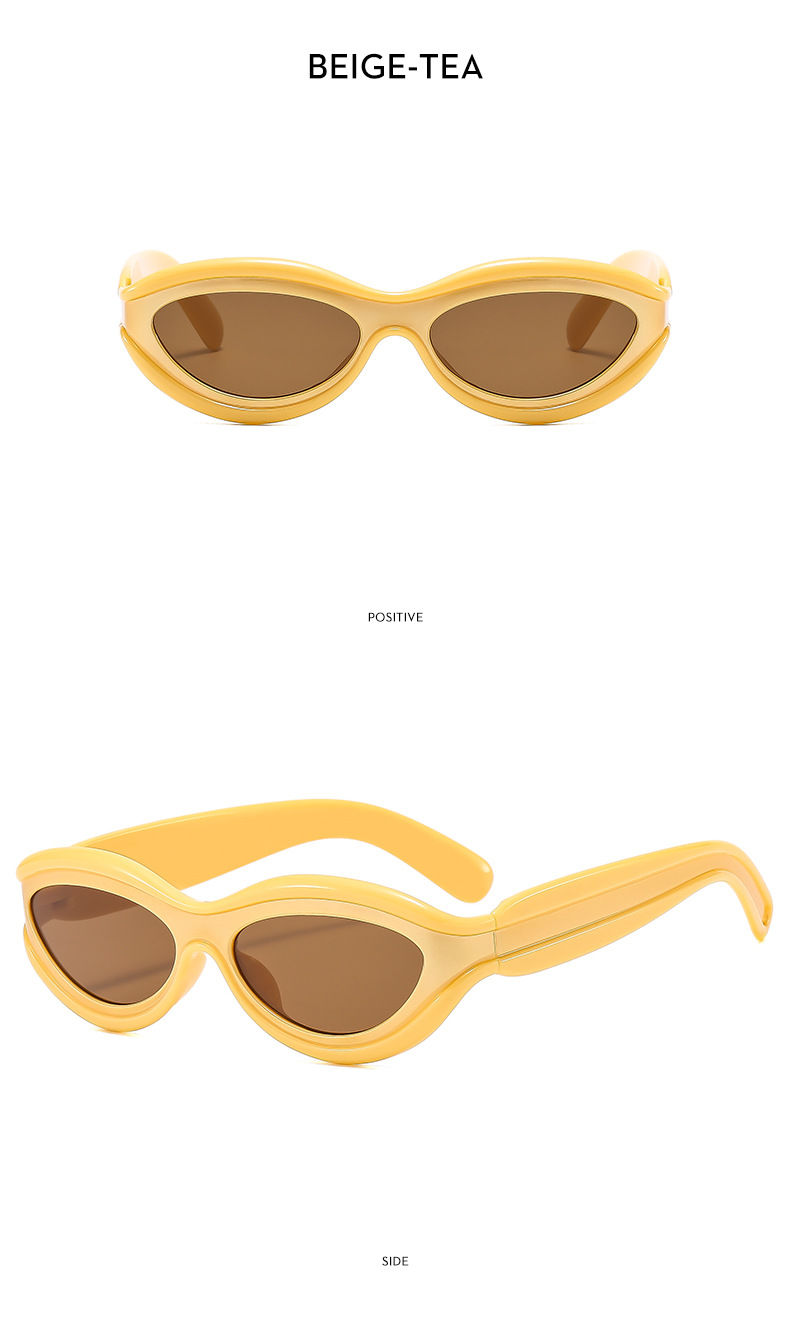 45g Weight Full Frame Glasses Structure Sunglasses Classification PC, UV400 Protection Lens Material Oval Frame Glasses Style Outdoor, Travel Occasion Solid Color, Leopard Pattern Unisex Gender Streetwear Style Streetwear Solid Color Leopard PC UV400 Protection Oval Frame Full Frame Men's Sunglasses 11