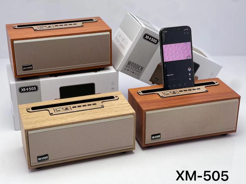 XM-505無線bluetoothスピーカー大音量デスクトップ木製レトロラジオミニポータブル小型オーディオ|undefined