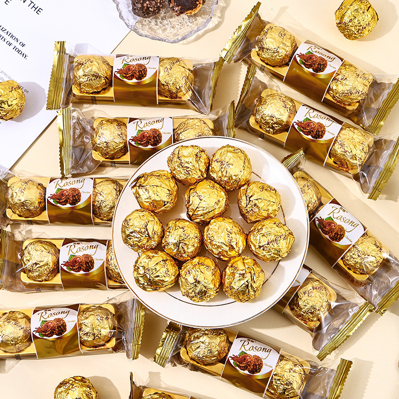 Ruisong Golden Packaging Wholesale Golden Sand Wedding Bulk Candy Birthday Gift Snacks Halloween Chocolate Gift Box Ruisong Golden Packaging Wholesale Golden Sand Wedding Bulk Candy Birthday Gift Snacks Halloween Chocolate Gift Box