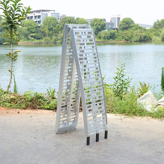 铝合金便携式坡道板摩托车家用汽车楼梯坡道斜坡板