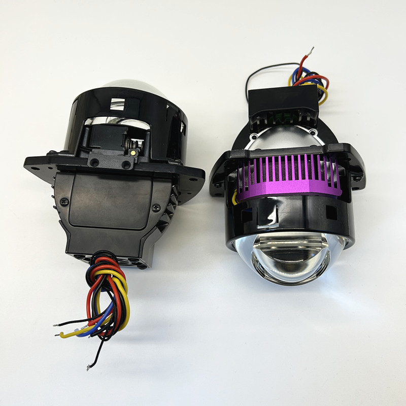 3.0 pulgadas fuente de luz de matriz LED del automóvil lente de doble luz del automóvil luz láser de alta potencia transformación